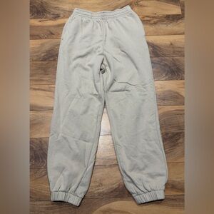 UNIQLO Unisex Sweatpants In Color Tan, Size Small